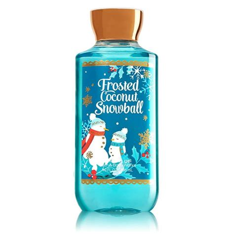 Bath And And Body Works Frosted Coconut Snowball Shower Gel W Shea Butter 10 Fl Oz 295 Ml