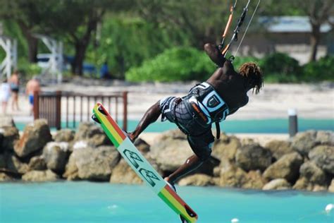 Kiteboarding kitesurfing Bounty Bay Jamaica