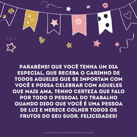 Mensagens De Aniversário Para Colega De Trabalho Cheias De Apreço