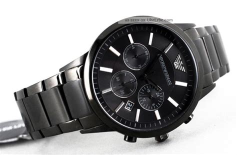 Bestellen sie hier vom offiziellen konzessionär neue orginal emporio armani herrenuhren zu exklusiven preisen. Emporio Armani Uhr Ar2453 Herren Chronograph Edelstahl ...