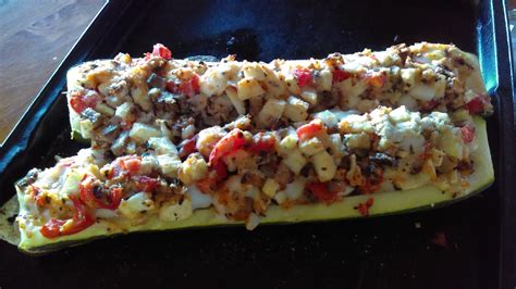 I don't let any of the zucchini. out back tania: recipe for vegan stuffed zucchini boats ...