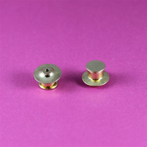 Secure Locking Pin Backs For Enamel Lapel Pins Gold Tone Etsy