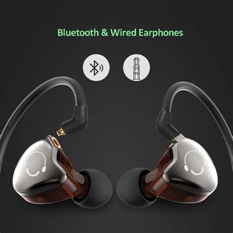 2 In 1 Detachable Wireless Bluetooth And 35mm Wired Earphone Stereo