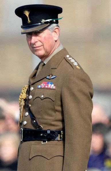 Prince Charles In The Uniform Of The Welsh Guards Prince Charles