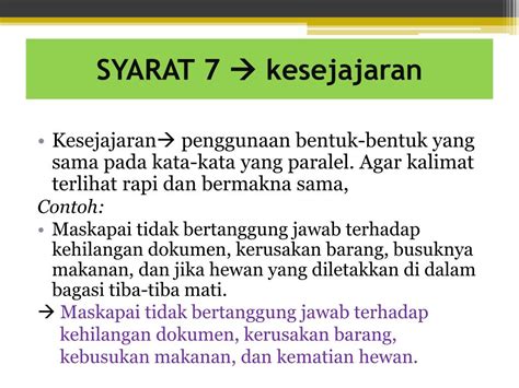 Dari sisi penulis, kalimat dikatakan efektif jika kalimat yang digunakan dapat. PPT - KALIMAT EFEKTIF PowerPoint Presentation - ID:7034156