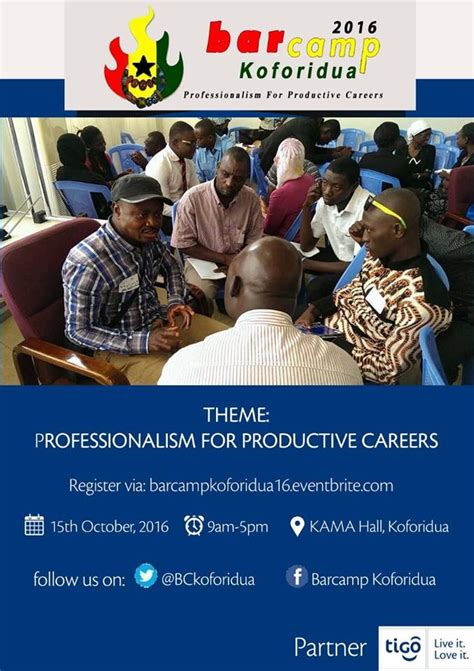Wie funktioniert das mit den sessions? Koforidua to Enjoy the 4th Edition of Barcamp - KhoPhi's Blog