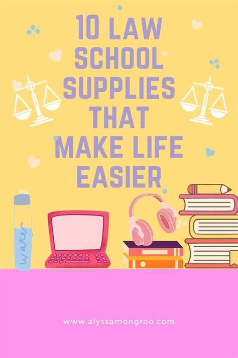 10 Law School Supplies That Make Life Easier Video Study Tips