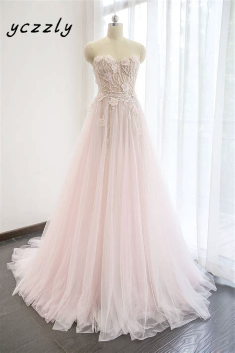Https://tommynaija.com/wedding/light Pink Beach Wedding Dress