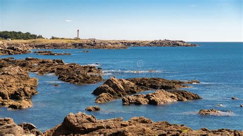 Yeu Island In France The Ruins Of The Castle Stock Image Image Of