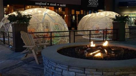 patriot place igloo unique safe dining experiencing this winter nbc boston