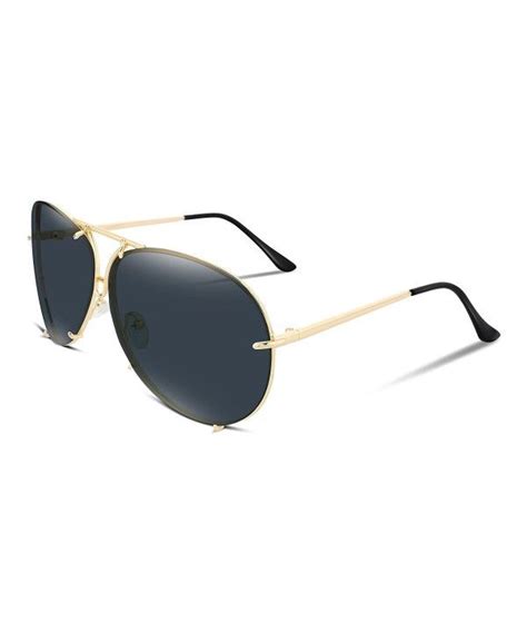 Stylish Aviator Oversized Sunglasses For Men Metal Frame Uv400 Lens Mens Sunglasses Fashion