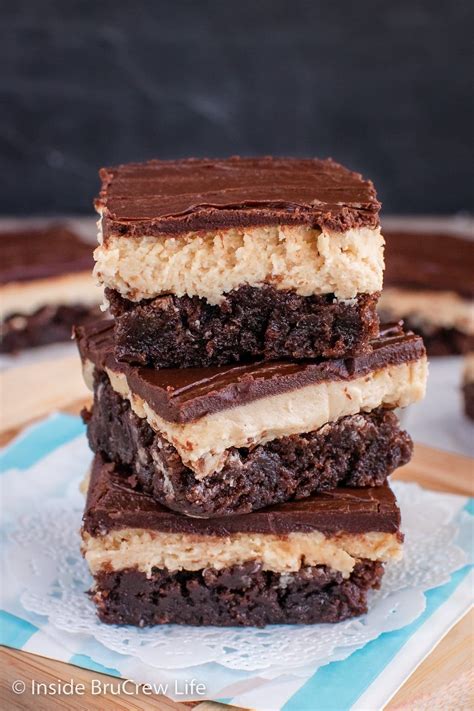 These Buckeye Brownies Have A Creamy Peanut Butter Layer And Chocolate