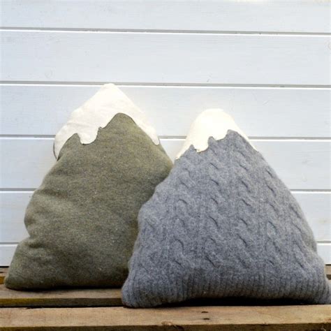 Mountain Cushion Tutorial Made From Upcycled Sweaters Upcycle