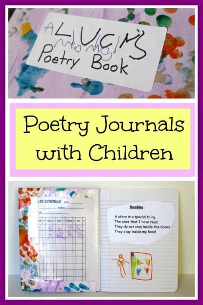 Poetry Journals {Poetry for Children}