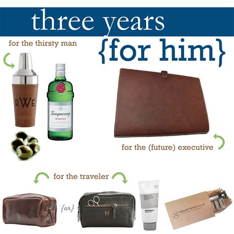 Maybe you would like to learn more about one of these? Just Off Square: Leather Gift Guide: Three Year Anniversary