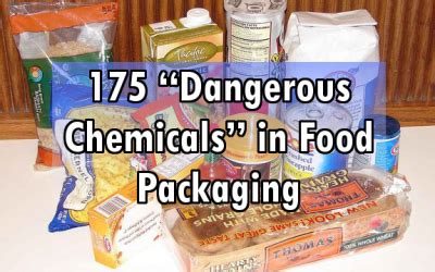 Dangerous Chemicals In Food Packaging Materials