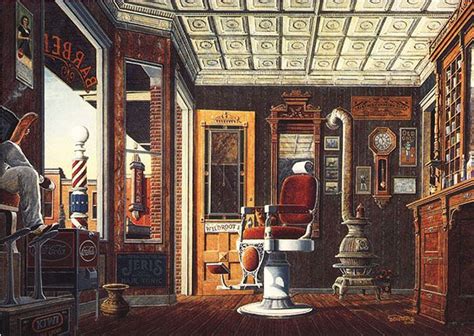 Old Barbershop Artworki Have This Print In My Collection Vintage