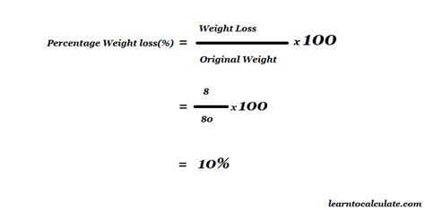 Calculating Weight Percentage