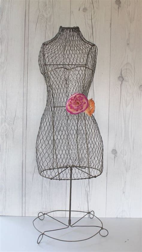 Vintage Large French Wire Mannequin Dress Form Vintage Etsy Wire