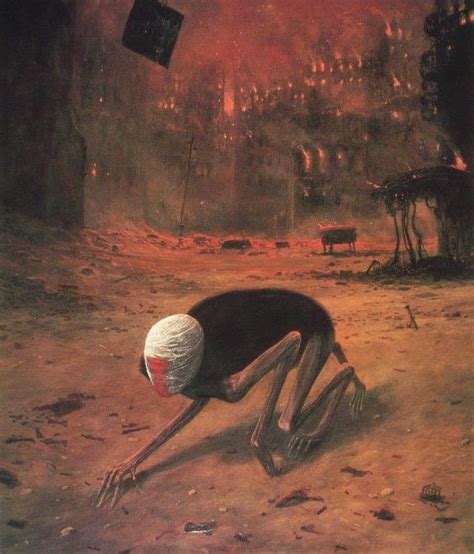 Visions Of Hell By Murdered Polish Painter Zdzislaw Beksinski Awesome
