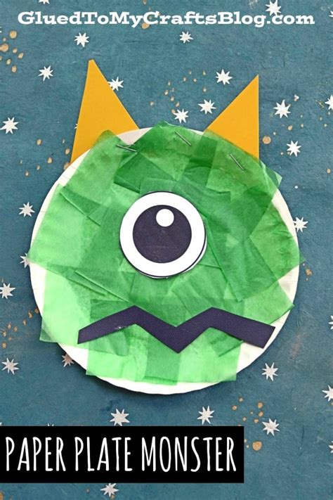 Paper Plate Monster Craft