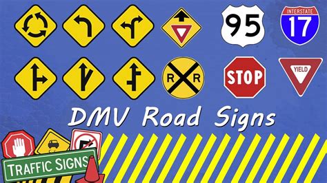 2023 Dmv Road Signs Road Signs Practice Permit Us Youtube