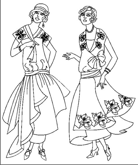 Images coloring pages clothing clothing throughout the centuries 39. Top model coloring pages to download and print for free