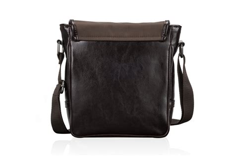 Mens Genuine Leather Shoulder Bag Sl07 Derry Dark Brown Brown Bags