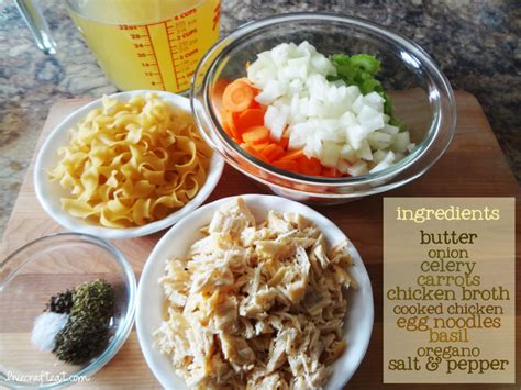 Here is one of my favorite noodle soup during this time of year: Homemade Chicken Noodle Soup Recipe | Live Craft Eat