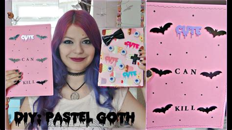 Diy fluffy pastel soft serve charm. DIY: Pastel Goth School Supplies #2 - YouTube