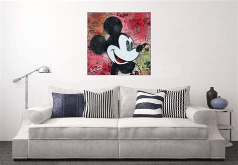 Mickey Mouse Art Print Mickey Mouse Artwork Print Andy Etsy