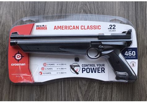 Crosman American Classic Multi Pump Pneumatic Pellet Air Pistol Black