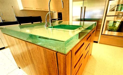 Among ideas different kitchen counter tops, glass countertops is one of most popular nowadays. 10 Unique Kitchen Countertop Designs...That Actually Work
