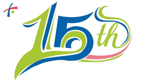 15 Years Anniversary Logo With Ribbon 15 Anniversary Birthday Png