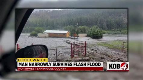 Man Narrowly Survives Flash Flood In Northern New Mexico