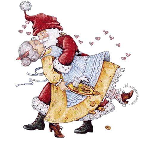 Santa claus is hoarse he drank all the sugary tea. Noel humour gif 6 » GIF Images Download