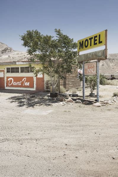 Desert Inn Motel In The Nevada Desert Near Las Vegas Photography Art