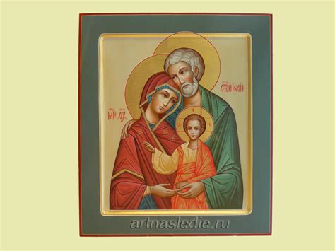 Святое семейство икона Арт0250 готовая и под заказ купить в