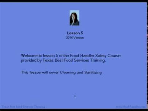 To obtain certification, the employee must pass a certified food manager exam from any texas department of state health services (dshs) approved training source such as. English Texas Food Handler Training - Lesson 5 - YouTube