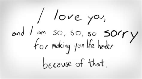 I Am Sorry I Love You ~ Quotes Pictures