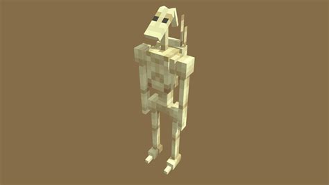 Minecraft Battle Droid 3d Model By Ewanhowell5195 719f7aa Sketchfab