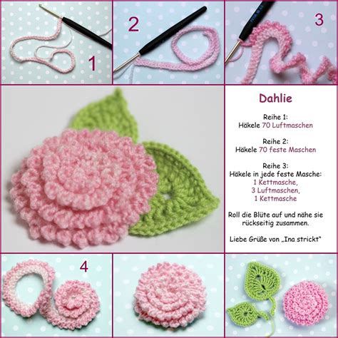 Dahlie Schnell Geh Kelt Gratis H Kelanleitung Von Ina Strickt Crochet Design Pattern