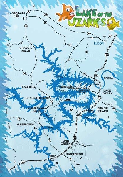 Lake Of The Ozarks Good Topo Maps Will Help You Eliminate Unproductive
