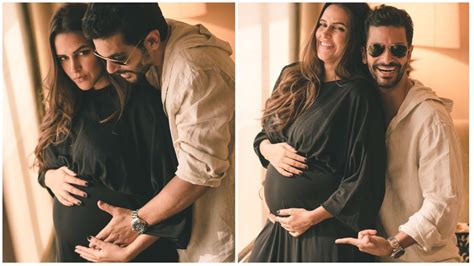 neha dhupia shares pregnancy photo on instagram with husband angad bedi