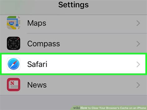 To clear your history and cookies, go to settings > safari, and tap clear history and website data. 4 Ways to Clear Your Browser's Cache on an iPhone - wikiHow