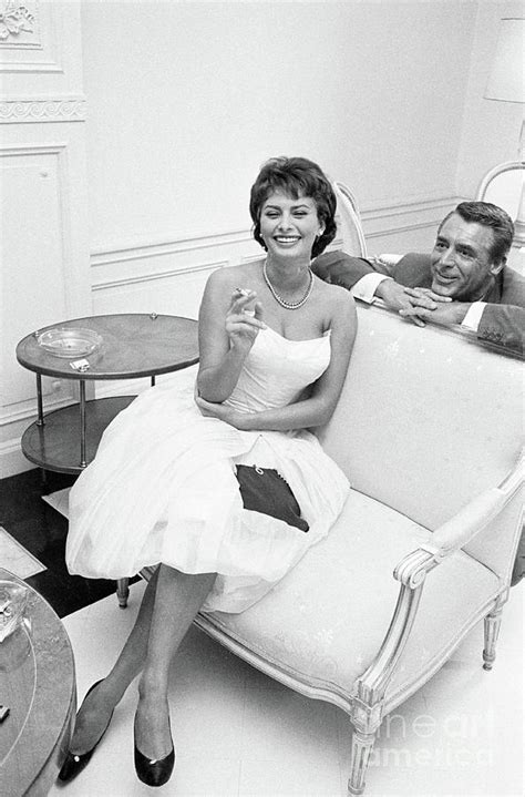 Sophia Loren With Cary Grant Photograph By Bettmann Fine Art America