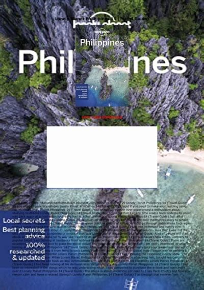 Pdffull Download Lonely Planet Philippines 14 Travel Guide