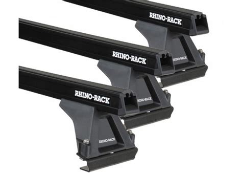 Rhino Rack Ja0821 Heavy Duty Bars Black Rltf 3 Bar System Roof Rack For