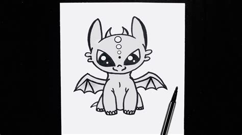Cómo Dibujar A Toothless De Cómo Entrenar A Tu Dragón Dibujar Un