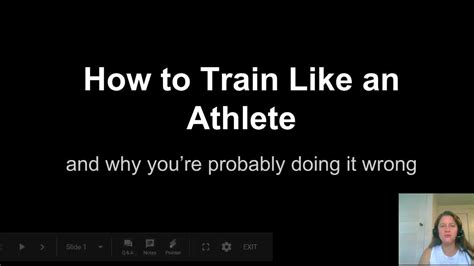 How To Train Like An Athlete